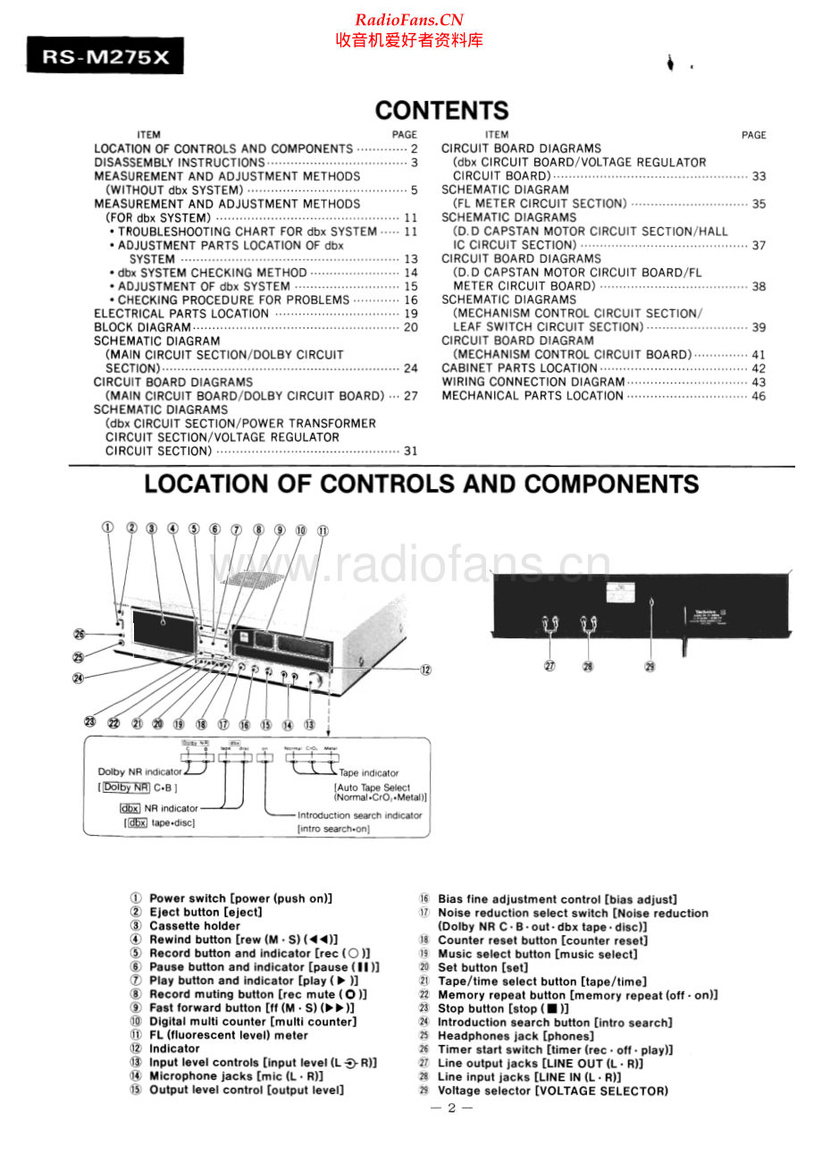 Technics-RSM275X-tape-sm 维修电路原理图.pdf_第2页