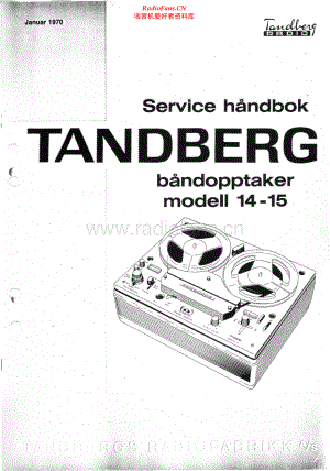 Tandberg-Model14-tape-sm 维修电路原理图.pdf