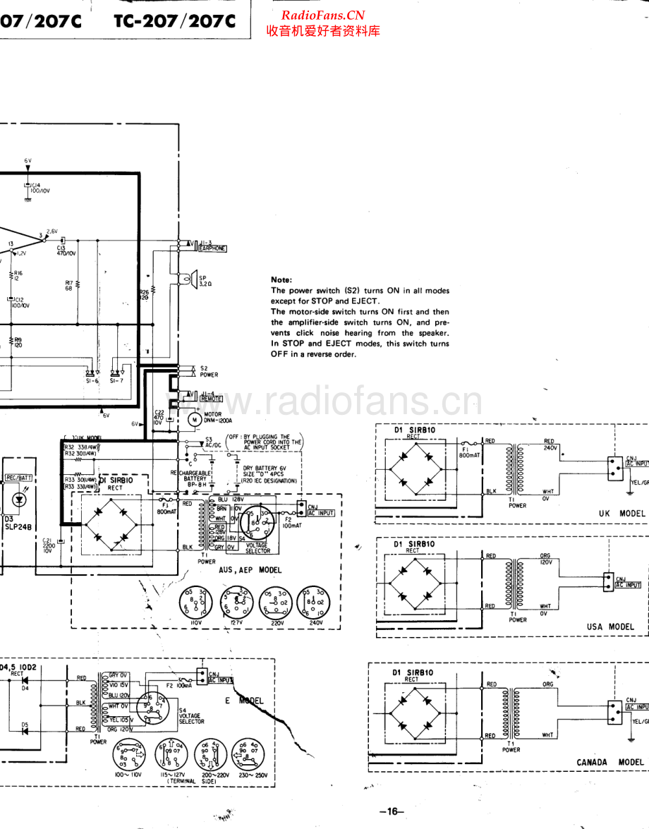 Sony-TC207-tape-sch 维修电路原理图.pdf_第2页