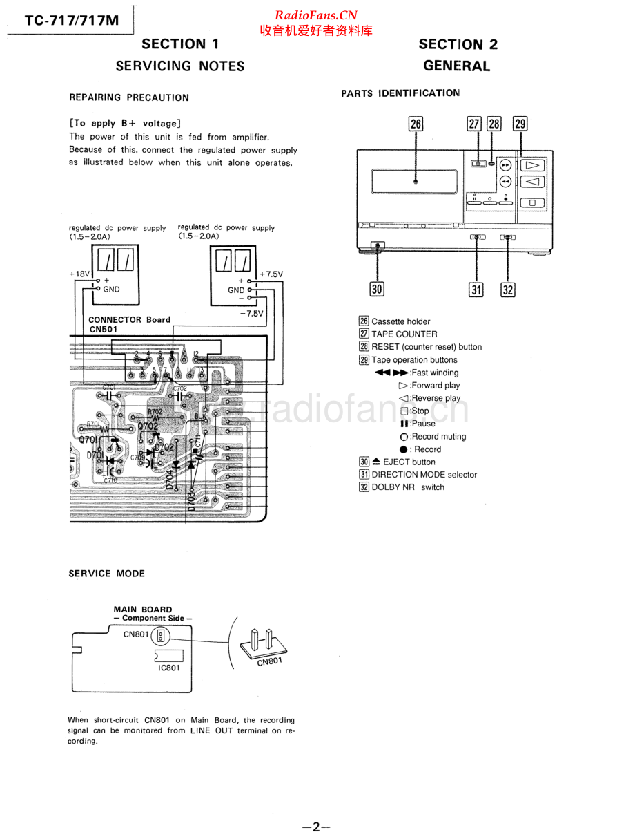 Sony-TC717-tape-sm 维修电路原理图.pdf_第2页