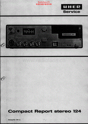 Uher-CompactReportStereo124-tape-sm 维修电路原理图.pdf