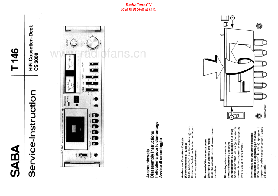 Saba-CS2000-tape-sm 维修电路原理图.pdf_第1页