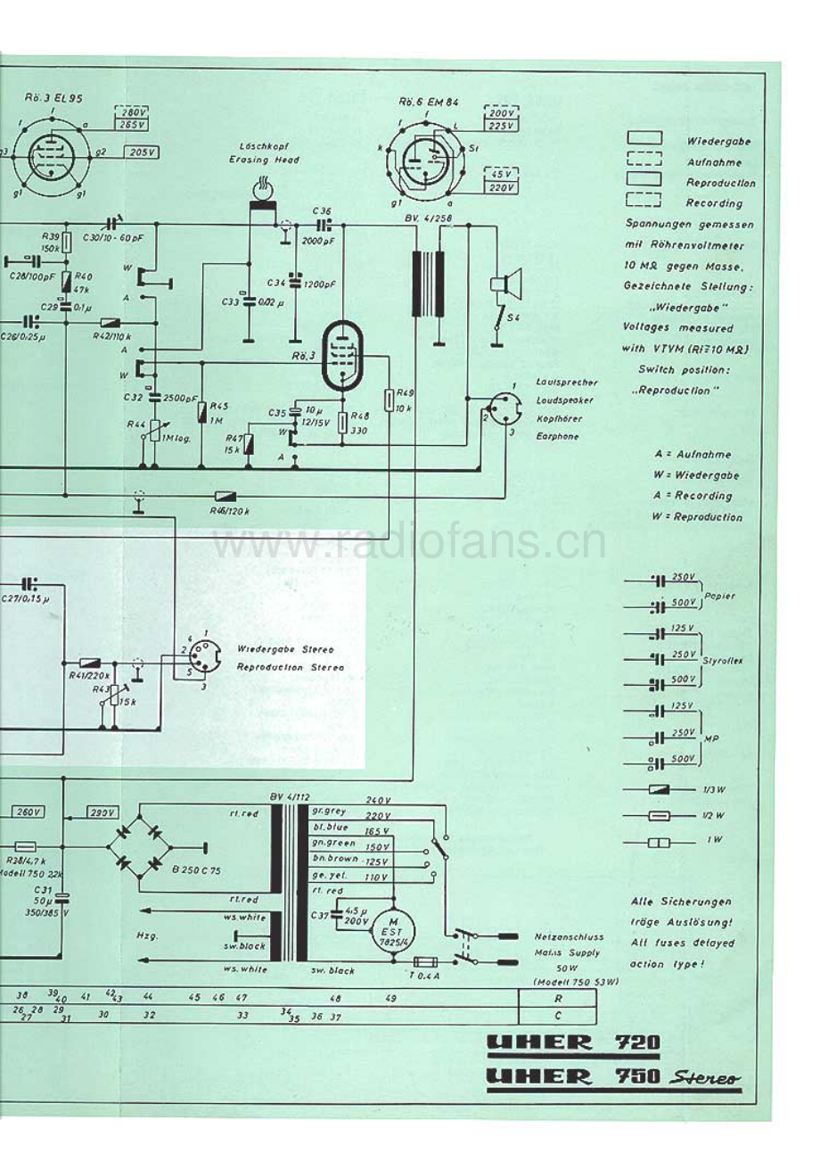 Uher-750Stereo-tape-sm 维修电路原理图.pdf_第3页