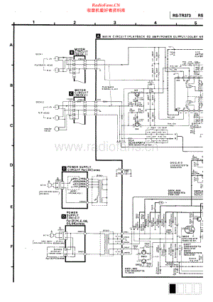 Technics-RSTR373-tape-sch 维修电路原理图.pdf