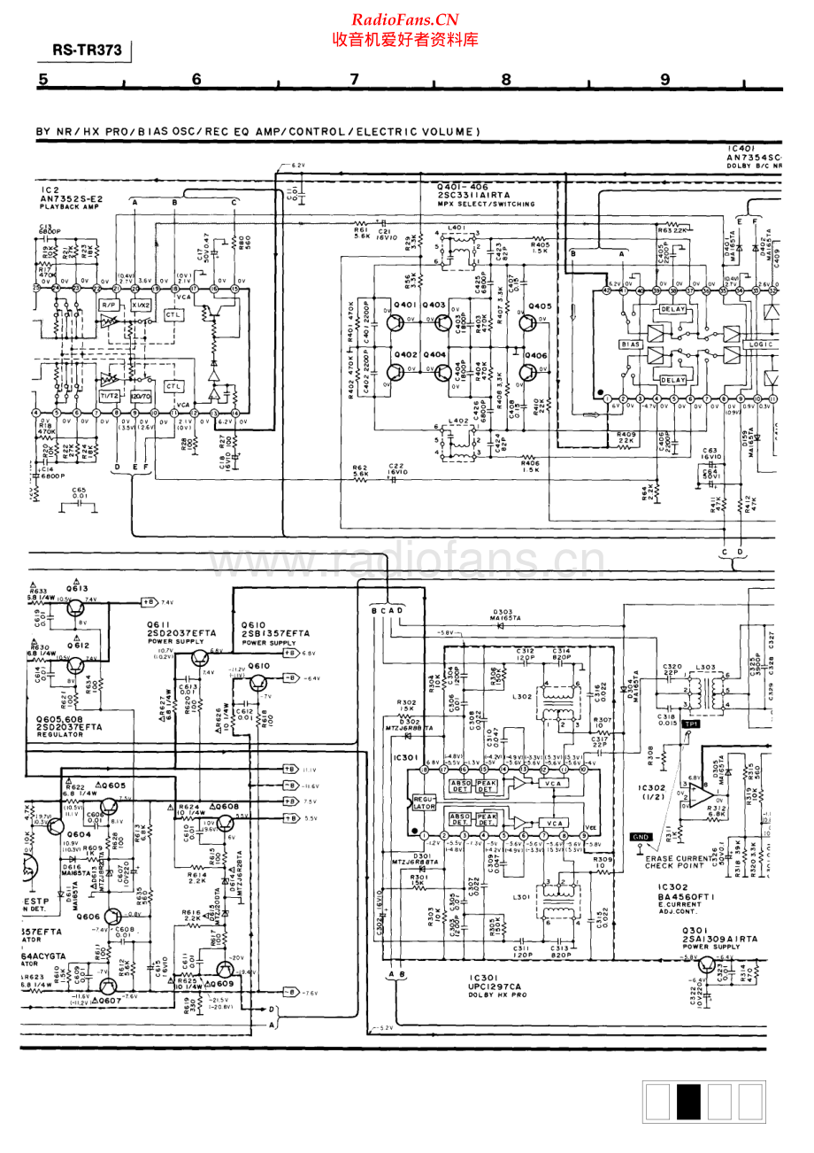 Technics-RSTR373-tape-sch 维修电路原理图.pdf_第2页