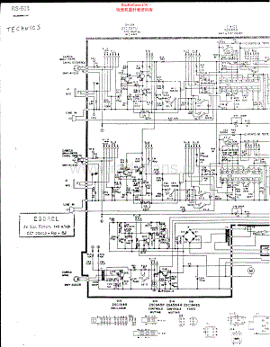 Technics-RS608-tape-sch 维修电路原理图.pdf