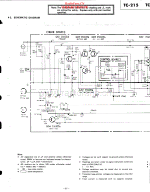 Sony-TC215-tape-sch 维修电路原理图.pdf