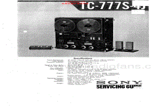 Sony-TC777S_4J-tape-sm 维修电路原理图.pdf