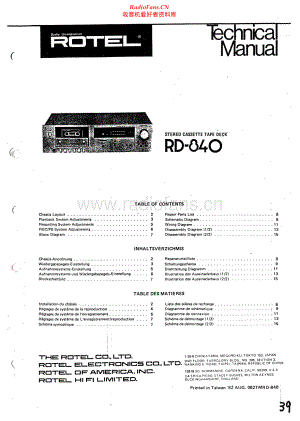 Rotel-RD840-tape-sm 维修电路原理图.pdf