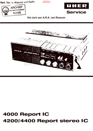 Uher-4200ReportStereoIC-tape-sm 维修电路原理图.pdf
