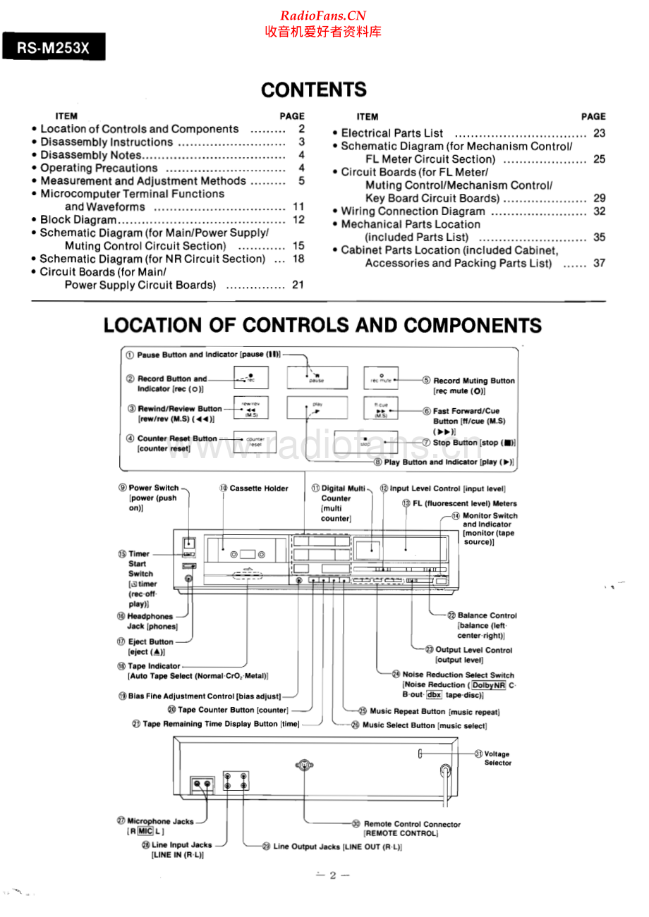 Technics-RSM253X-tape-sm 维修电路原理图.pdf_第2页