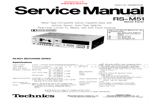 Technics-RSM51-tape-sm 维修电路原理图.pdf