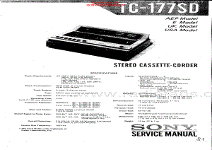 Sony-TC177SD-tape-sm 维修电路原理图.pdf