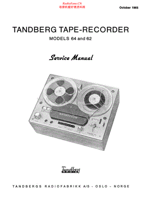 Tandberg-64-tape-sm 维修电路原理图.pdf