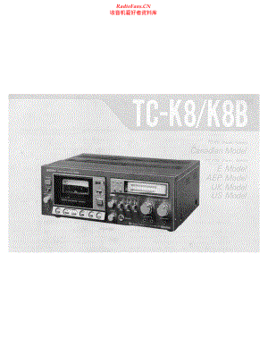 Sony-TCK8-tape-sch 维修电路原理图.pdf