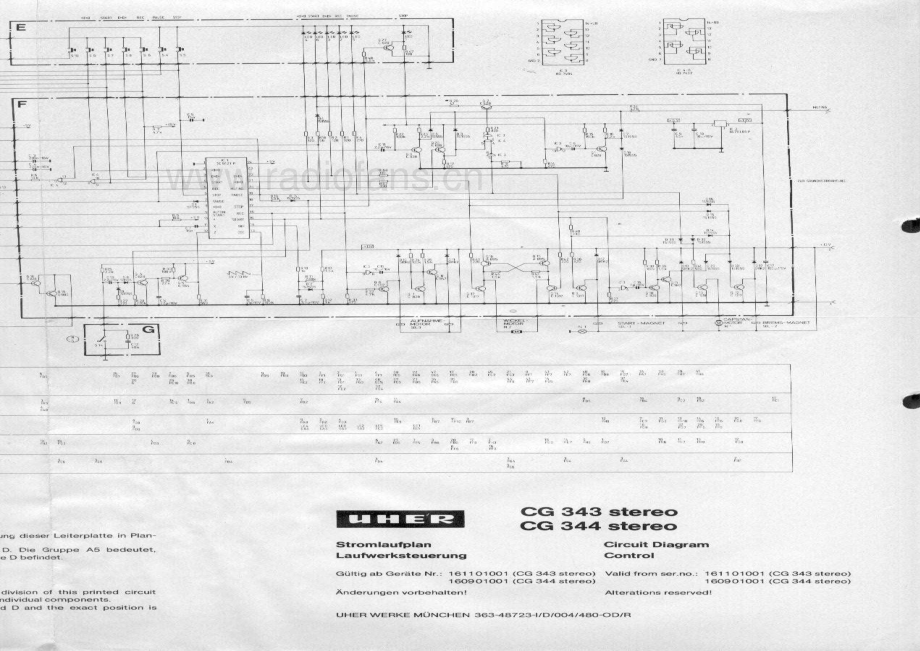 Uher-CG343Stereo-tape-sch 维修电路原理图.pdf_第3页