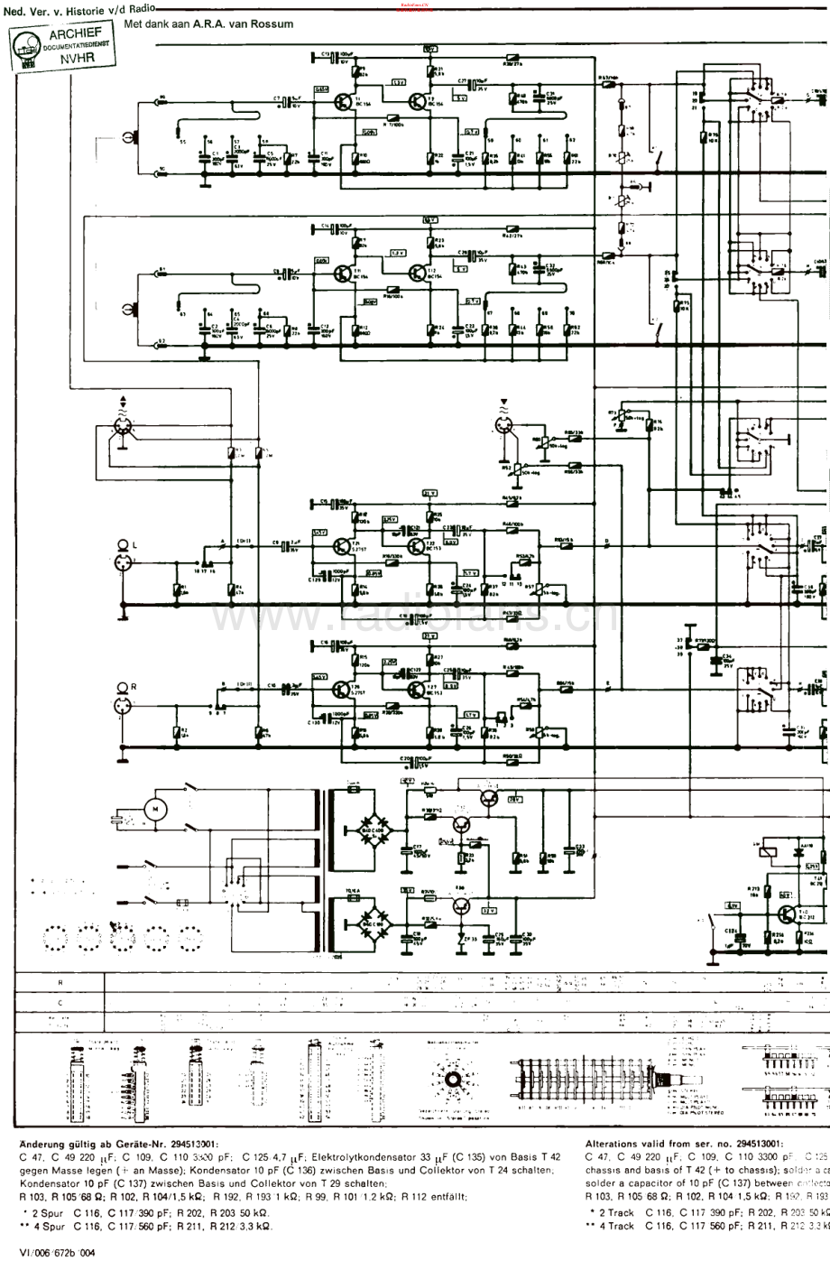 Uher-RoyalDeLuxeC-tape-sch1 维修电路原理图.pdf_第1页