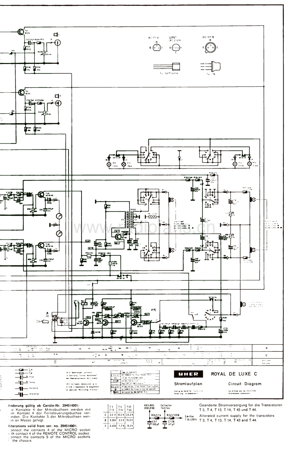 Uher-RoyalDeLuxeC-tape-sch1 维修电路原理图.pdf_第3页