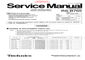 Technics-RSB765-tape-sm 维修电路原理图.pdf