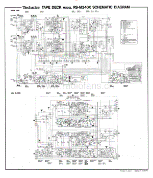 Technics-RSM240X-tape-sch 维修电路原理图.pdf
