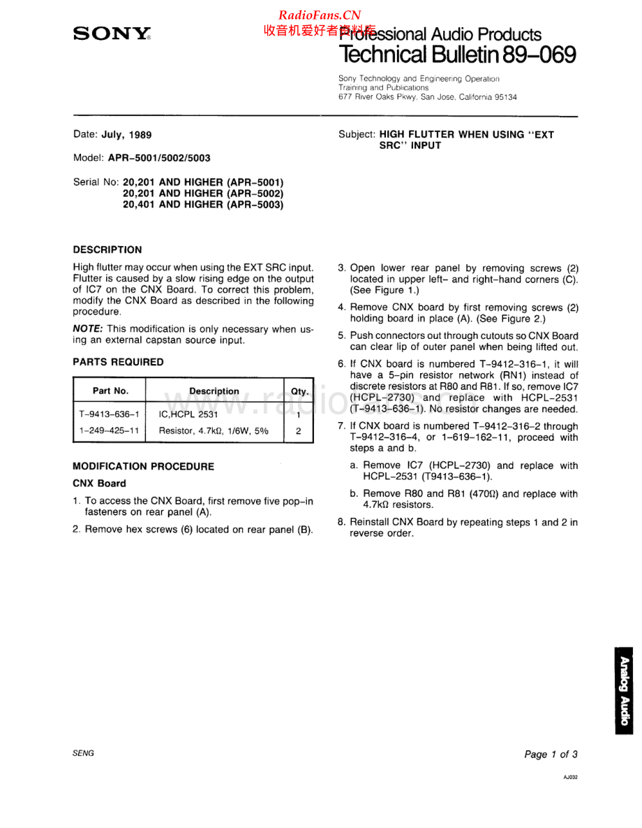 Sony-APR5003-tape-tb 维修电路原理图.pdf_第1页