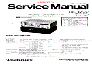 Technics-RSM02-tape-sm 维修电路原理图.pdf
