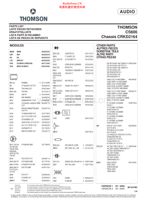 Thomson-CS606-cs-pl 维修电路原理图.pdf