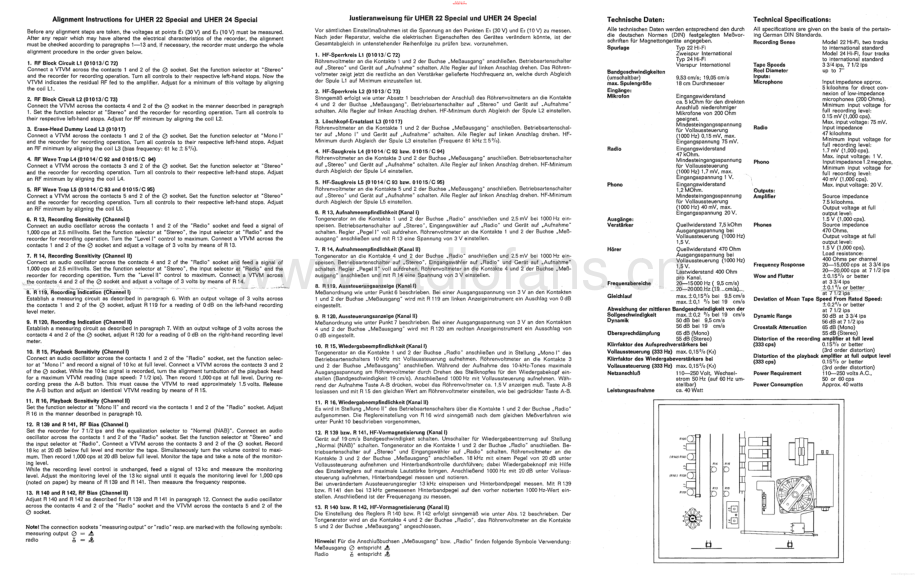 Uher-22HIFI-tape-sch 维修电路原理图.pdf_第1页