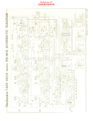 Technics-RSM12-tape-sch 维修电路原理图.pdf