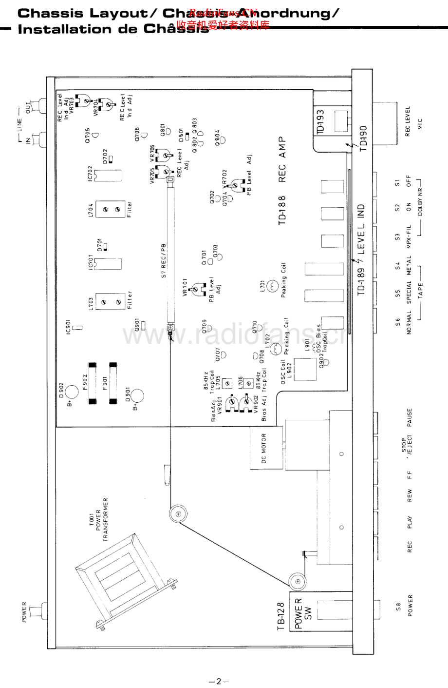 Rotel-RD830-tape-sm 维修电路原理图.pdf_第2页