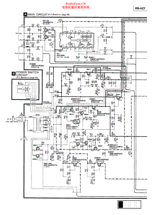 Technics-RSAZ7-tape-sch 维修电路原理图.pdf