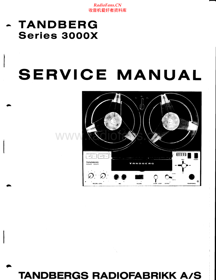Tandberg-3000X-tape-sm 维修电路原理图.pdf_第1页