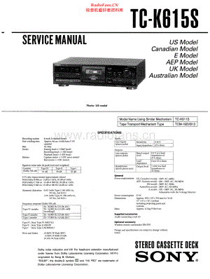Sony-TCK615S-tape-sm 维修电路原理图.pdf