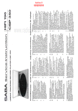 Saba-CSP350-tt-sm 维修电路原理图.pdf