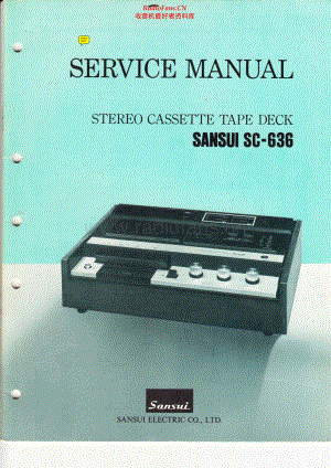 Sansui-SC636-tape-sm 维修电路原理图.pdf