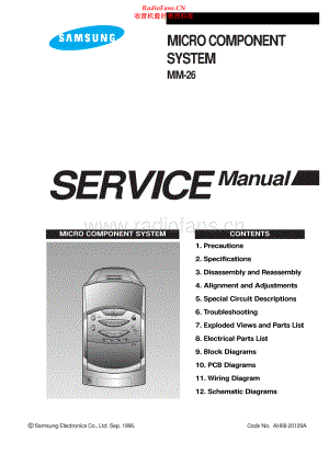 Samsung-MM26-cs-sch 维修电路原理图.pdf