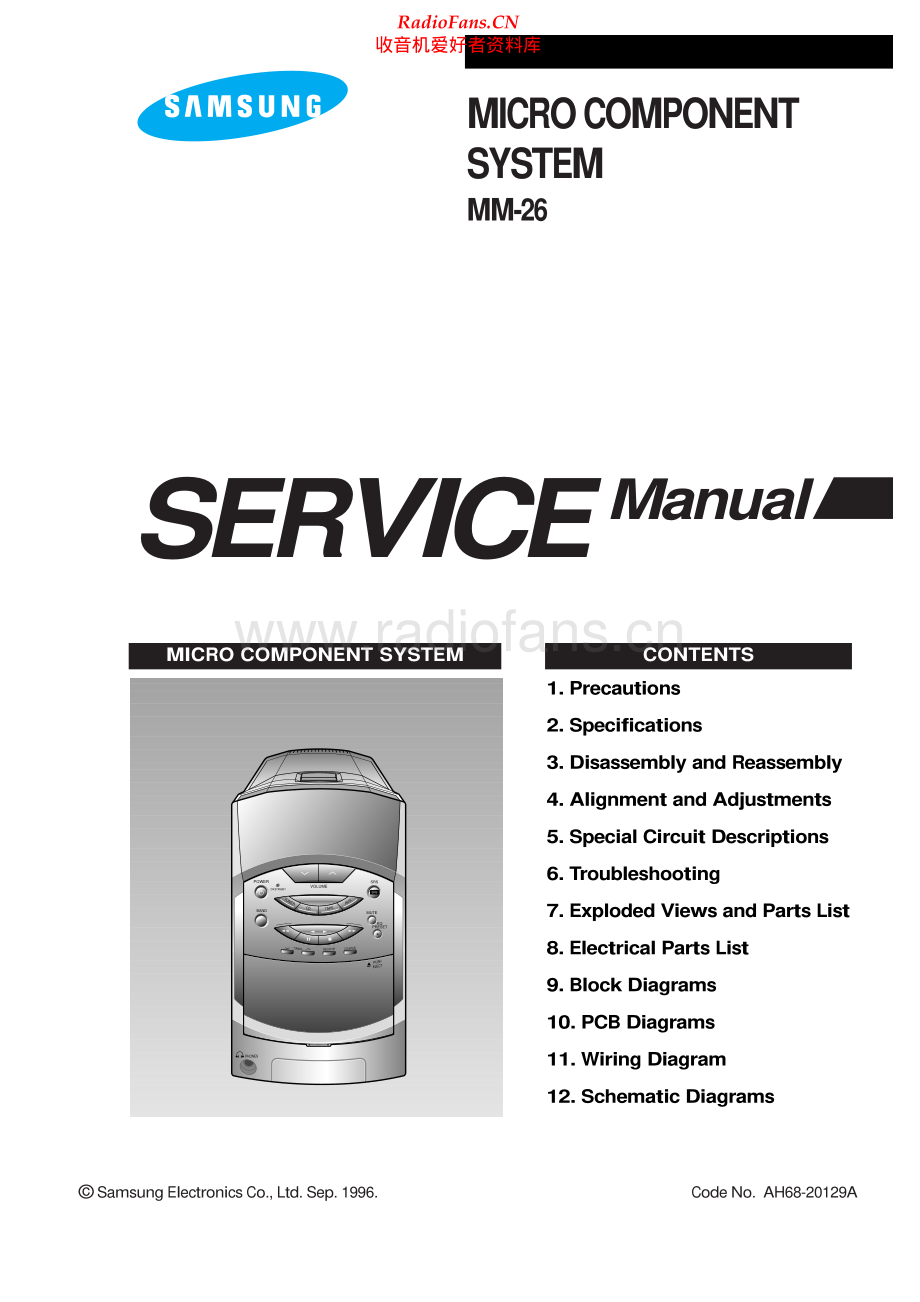 Samsung-MM26-cs-sch 维修电路原理图.pdf_第1页