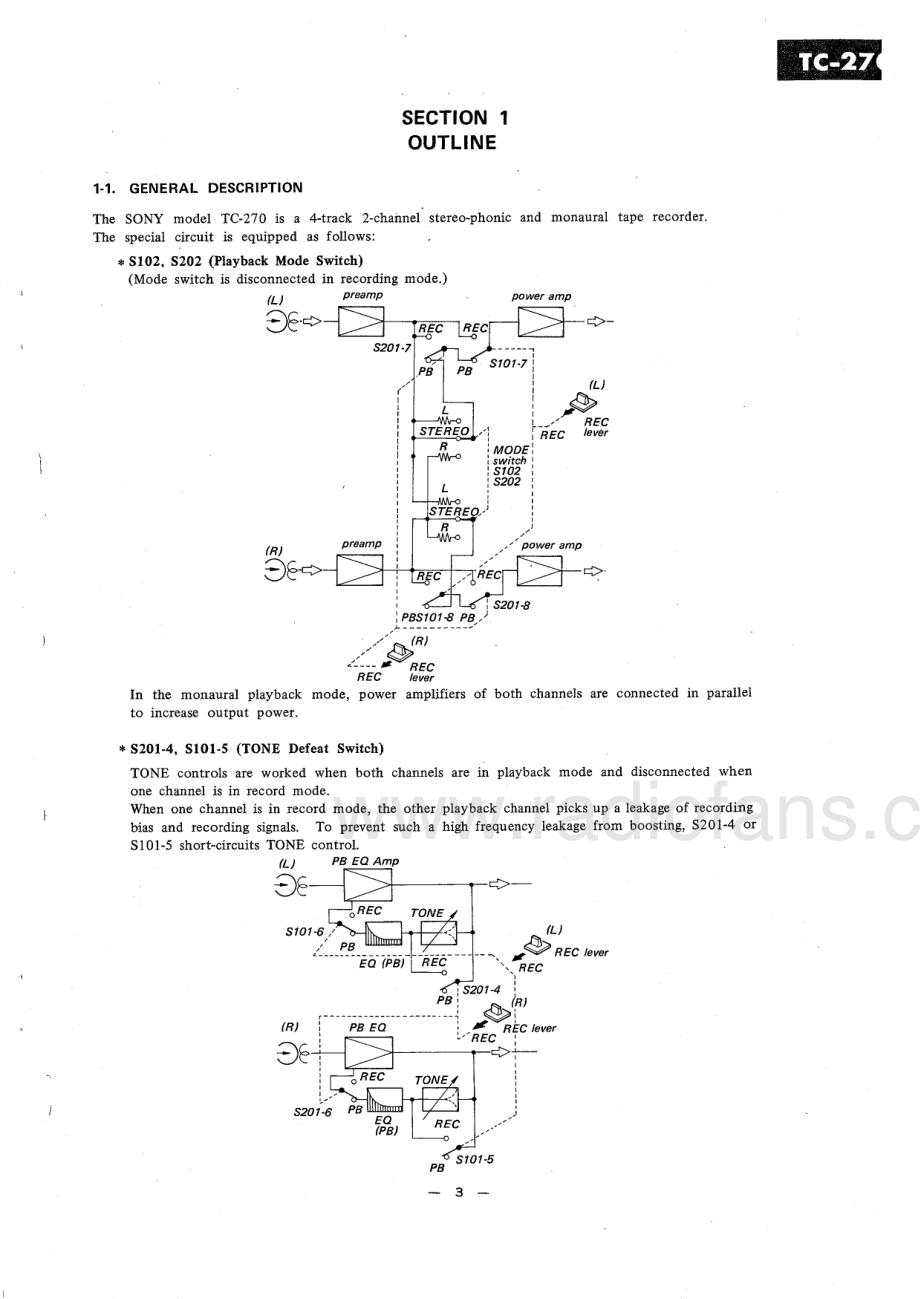 Sony-TC270-tape-sm 维修电路原理图.pdf_第3页