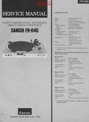 Sansui-FRD45-tt-sm 维修电路原理图.pdf