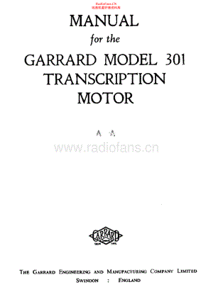 Garrard-301-tt-sm3维修电路原理图.pdf
