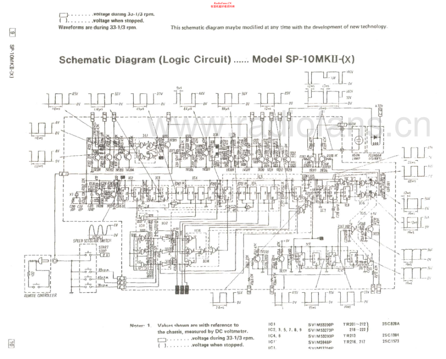 Technics-SP10_MKII-tt-sch2 维修电路原理图.pdf_第2页