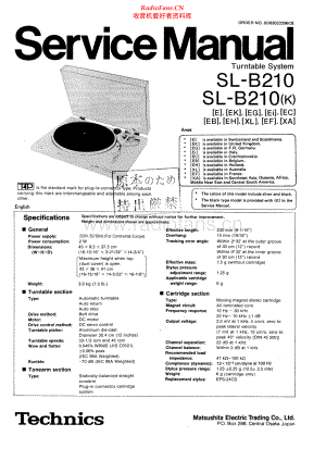 Technics-SLB210-tt-sm 维修电路原理图.pdf