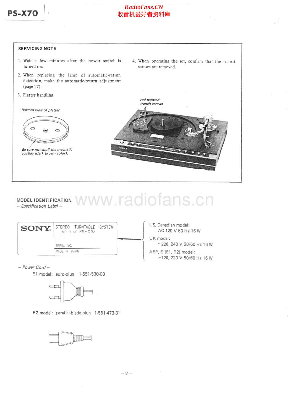 Sony-PSX70-tt-sm 维修电路原理图.pdf_第2页