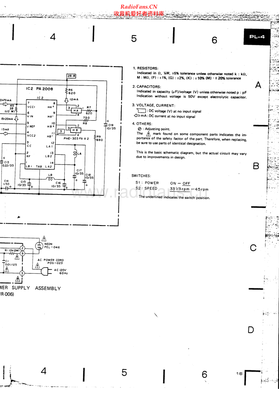 Pioneer-PL4-tt-sch 维修电路原理图.pdf_第2页
