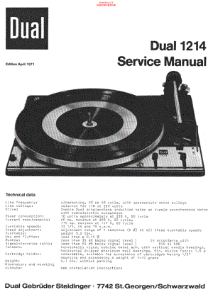 Dual-1214-tt-sm维修电路原理图.pdf
