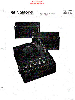 Califone-11xx-tt-sch维修电路原理图.pdf