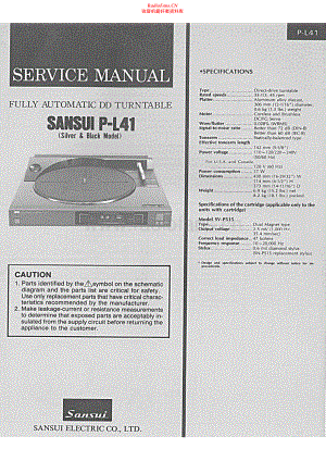 Sansui-PL41-tt-sm 维修电路原理图.pdf