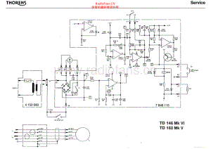 Thorens-TD160MKV-tt-sch 维修电路原理图.pdf
