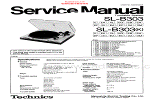 Technics-SLB303-tt-sm 维修电路原理图.pdf