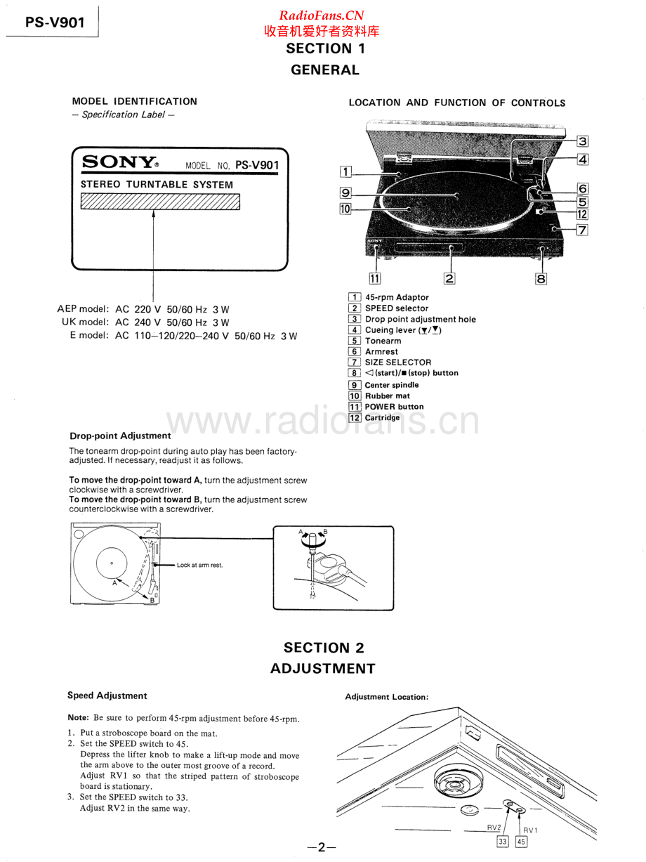 Sony-PSV901-tt-sm 维修电路原理图.pdf_第2页
